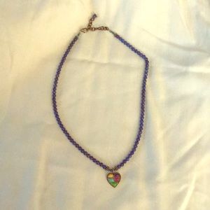 Heart Shaped Autism Awareness Inspired Necklace